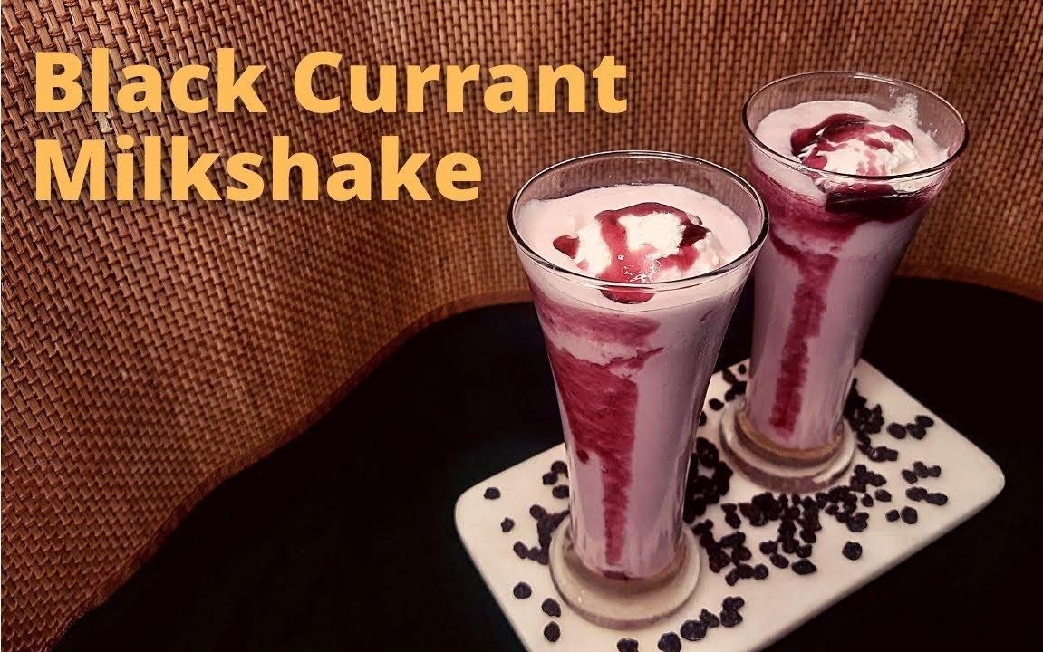 Black Currant Milk Shake